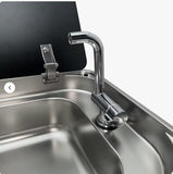 2 Burner Stove with sink 77 Cm مغسلة وطباخ