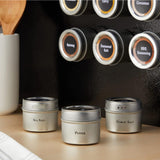 Magnetic Spice Jars علب مغناطيس للبهارات