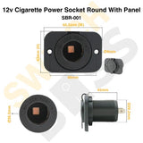 Round 12V socket مخرج ١٢ فولت