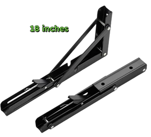 Foldable shelf Bracket 18 inches ساند الرف