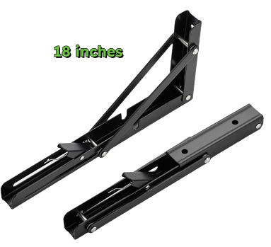 Foldable shelf Bracket 18 inches ساند الرف
