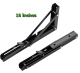 Foldable shelf Bracket 18 inches ساند الرف