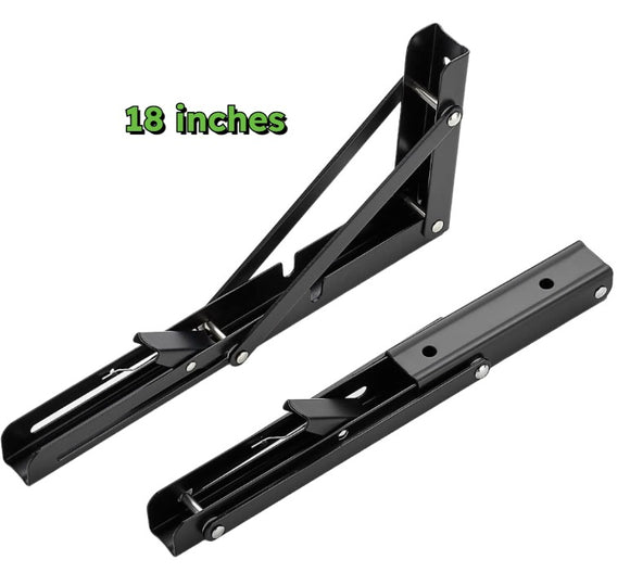 Foldable shelf Bracket 18 inches ساند الرف