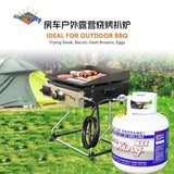 Flame King 22-inch Double Grill شواية على الغاز