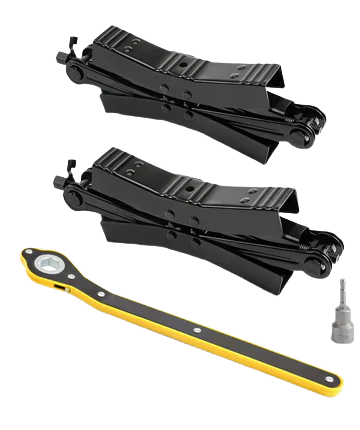 RV Wheel Chock Stabilizer 2 Set مثبت العجلات