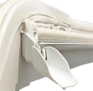 Rain Gutter White مرزام المطر