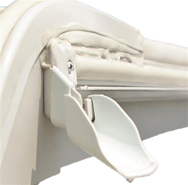 Rain Gutter White مرزام المطر
