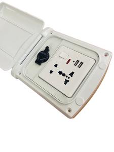 Electric Outlet White مخرج كهرباء