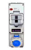 16 Amps Electric Outlet with breaker مخرج كهرباء