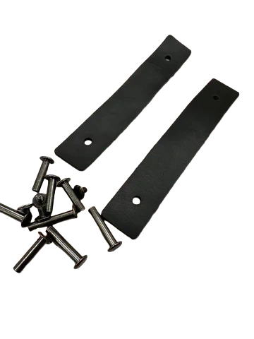 Leather Drawer Pulls Black مسكات الادراج