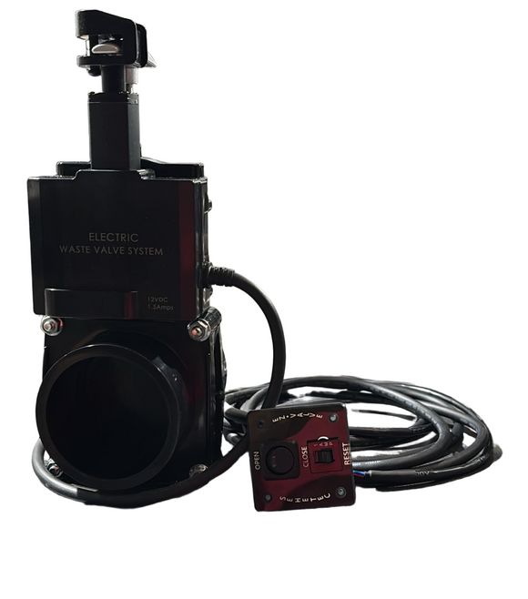 Electric waste Valve system 12v DC 1.5 Amps محبس اتماك