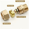 Composite Brass Male 3/4 Pipe Joint وصلة ماء
