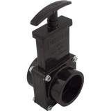 ABS Gate Valve, Black, 1-1/2" Slip محبس
