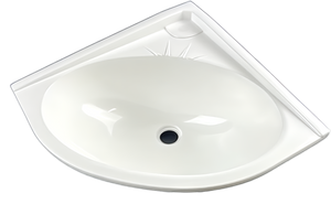 Corner Wash White  حوض مغسلة بلاستك