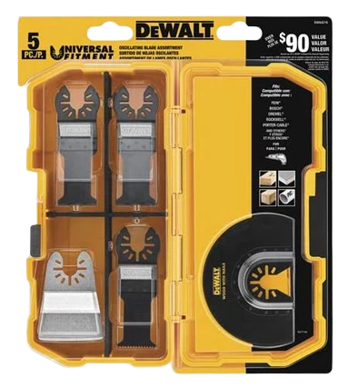DEWALT Oscillating Tool Blades Kit, 5-Piece