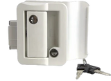 Door RV Lock white قفل باب مقطورة⁩ ابيض