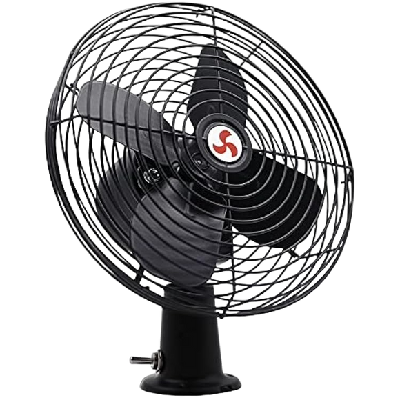 Black 2 speed Fan مروحة