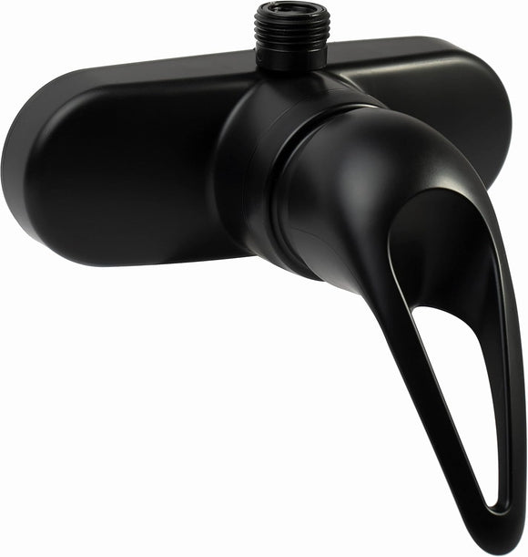 Single Lever RV Shower Faucet - Matte Black