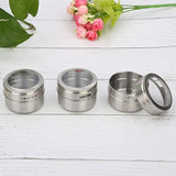 12 pic Magnetic Spice Jars علب مغناطيس للبهارات