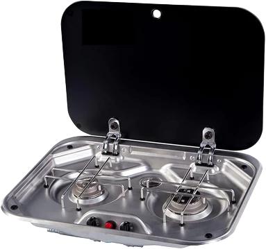 STOVE Outdoor Camper Kitchen Stainless Gas طباخ غاز
