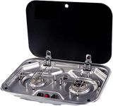 STOVE Outdoor Camper Kitchen Stainless Gas طباخ غاز