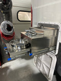 Rv stainless Steel Sink and Stove مطبخ خارجي