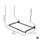 Flame King 22-inch Double Grill شواية على الغاز