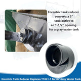 3 Inch to 1.5 Inch Sewer Hose Fitting Adapter متحويلة