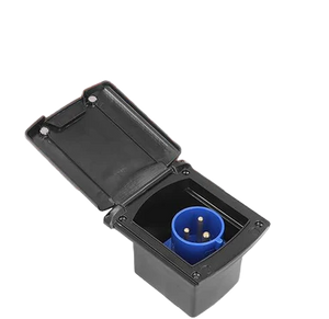 Electric socket 16A black مدخل كهرباء