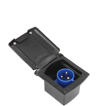 Electric socket 16A black مدخل كهرباء