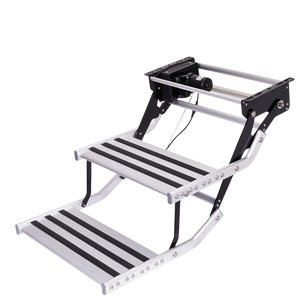 12 V Aluminum Entry 2 Step WITH STEP MOTOR سلم المدخل