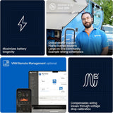 Victron Energy DC to DC Charger Bluetooth 12/12-Volt 50 amp 700-Watt