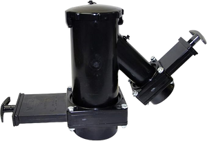 Rotating Valve - 3" Hub x 1-1/2"" Hub x 3" Bayonet Cap, Black محابس ووصلت الصرف الصحي