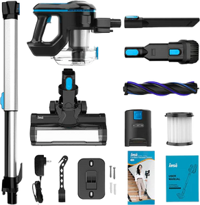 INSE Cordless Vacuum Cleaner 6 in 1 Stick N5 Blue مكنسة