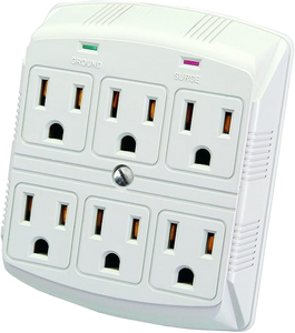 6 OUTLET PLUG INموزع كهرباء مباشر