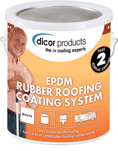 Dicor RPCRC1 Rubber Roof Coating - 1 Gallon عاز للسقف