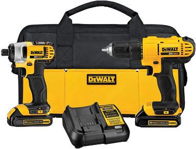 DEWALT 20V MAX Cordless Drill Combo Kit 2-Tool