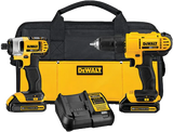 DEWALT 20V MAX Cordless Drill Combo Kit 2-Tool