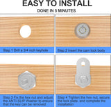 7/8 inch Storage Lock قفل باب المخزن