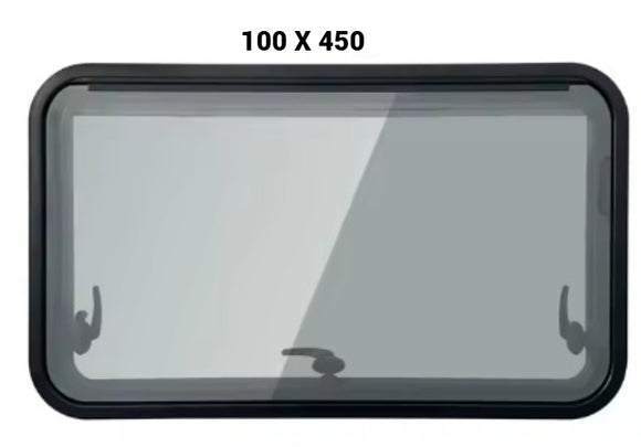 100x450 Cm Side glass Window شباك جانبي زجاج