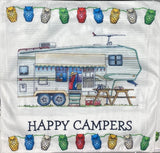 Happy Campers  PILLOW CASE 2 Pcsغطاء وسادة