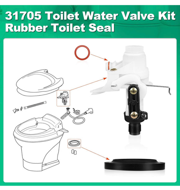 Toilet Water Valve Module Assembly