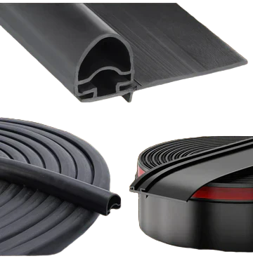 RV Slide Out Seal Black Rubber ربل التوسعة