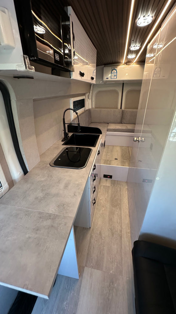 Kitchen Table board Saljan لوح خشب المطبخ رمادي