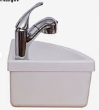 Acrylic Sink with Pull-out Faucet حوض مغسلة