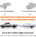 US 7 Way Connector to European 13 Pin وصلة الأوربي