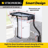 Adjustable trailer tray قاعدة المولد