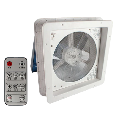 Remote Controller Roof Vent 12V Fan منور مع مروحة اتماتك