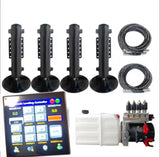 Hydraulic Leveling jack System 2 Tons set جيكات هيدرولك