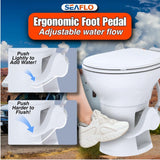 SeaFlo Caravan Gravity Flush Toilets Ceramic مرحاض سراميك